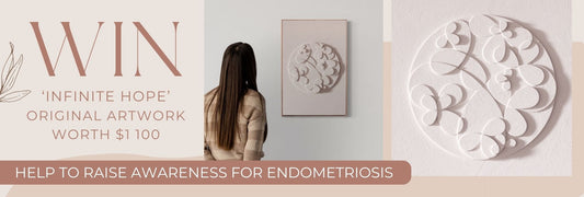 WIN an Original Artwork to Empower Endometriosis Awareness