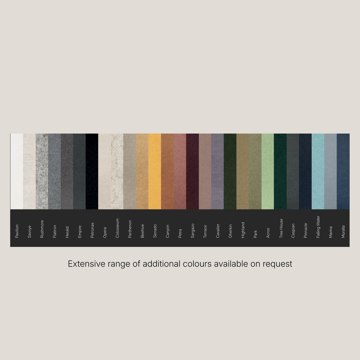 Acoustic Art Colour Samples