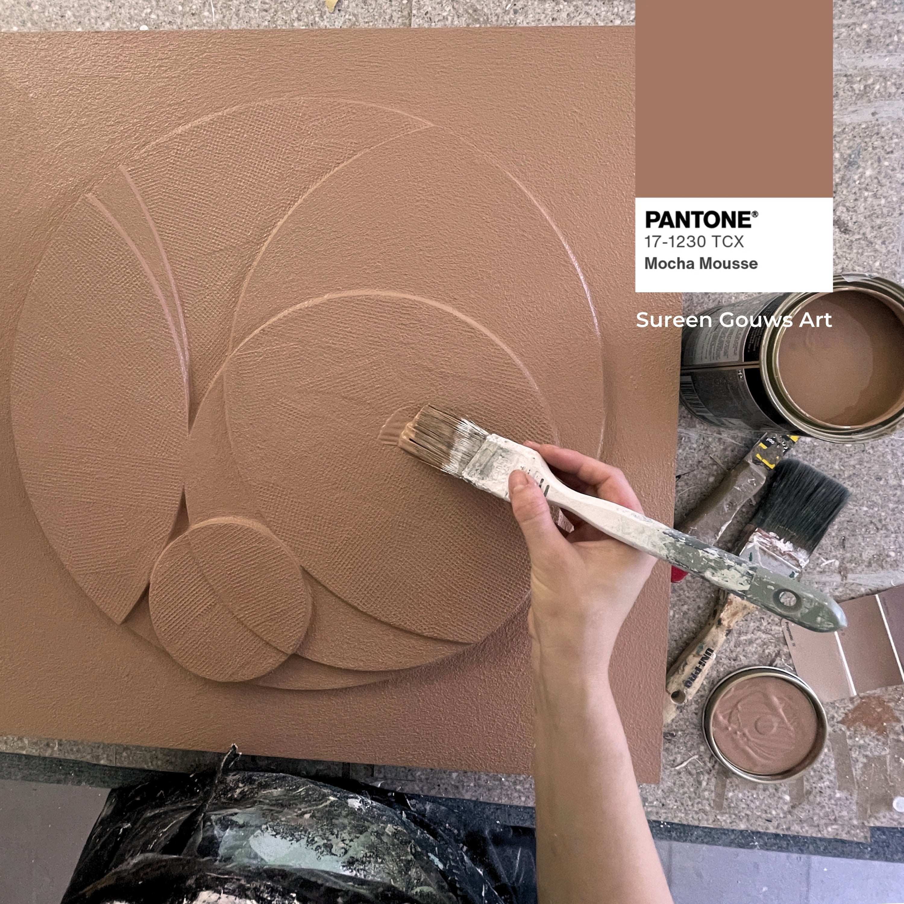 'Enclosed' Ltd Ed - Mocha Mousse